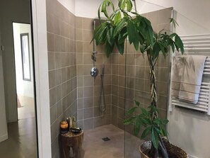 Shower, hair dryer, towels, soap - Large house in Provence with swimming pool 15 min from Aix en Provence. Ideal for families (Beaurecueil)