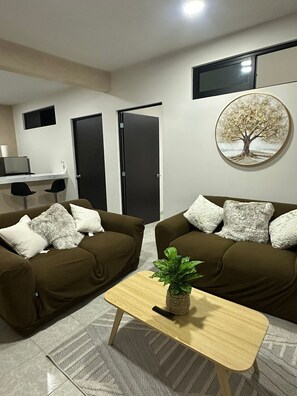 Living area - Cherry apartment 🍒 in downtown Xalapa. Within reach of everything! (Xalapa-Enríquez)