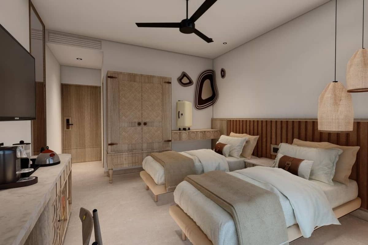 Classic Double or Twin Room, Balcony, City View | In-room safe, desk, blackout drapes, iron/ironing board