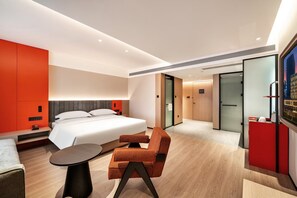 Desk, laptop workspace, free WiFi - Mei Hao Li Zhi Hotel (Xi'an)