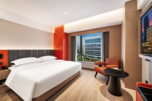 Desk, laptop workspace, free WiFi - Mei Hao Li Zhi Hotel (Xi'an)