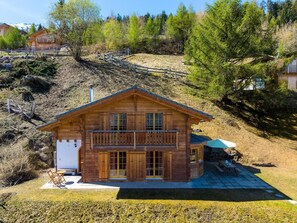 Aerial view - Chalet Les 3 Bouquetins - La Tzoumaz, 4 Vallees (La Tzoumaz)