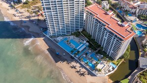 Exterior - Beachfront 3BR Gem! 8 Pools, Rooftop & Gym 3BD Condo for rent in North Hotel Zon (Puerto Vallarta)