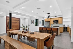 Dining - Evergreen Retreat | Outdoor Dining + Lounge + Views | Near Skiing & The Village (Big Bear Lake)