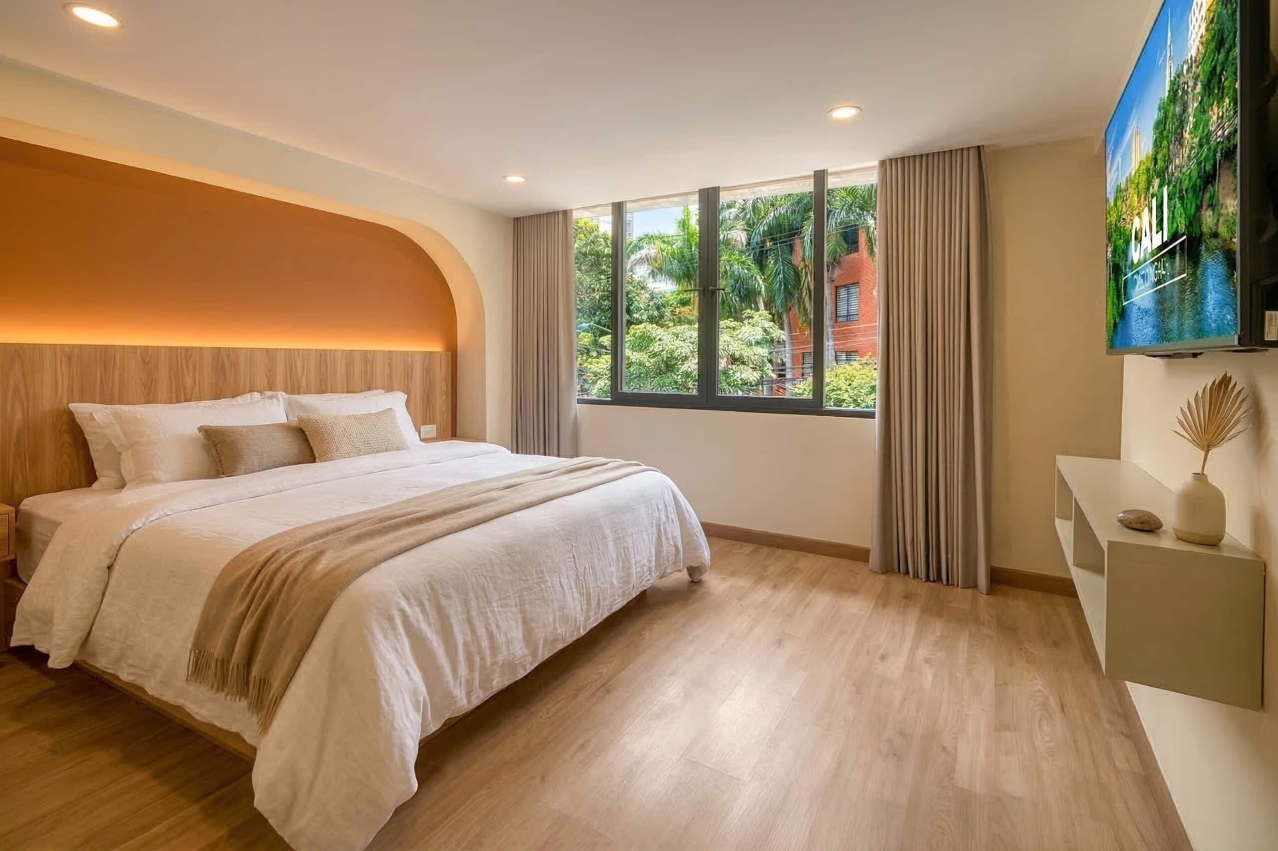 Apartment | In-room safe, blackout drapes, iron/ironing board, WiFi (free)
