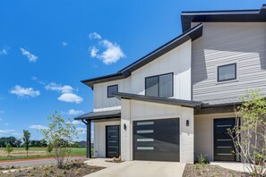 Exterior - 5 Mi to Walmart AMP: Modern Townhome w/ Yard! (Lowell)