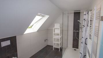 Shower, hair dryer