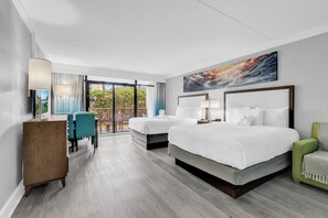 Exclusive Studio, 2 Queen Beds, Balcony, Garden View | Living area | 55-inch Smart TV with digital channels - Grand Cayman Resort 138 (Myrtle Beach)