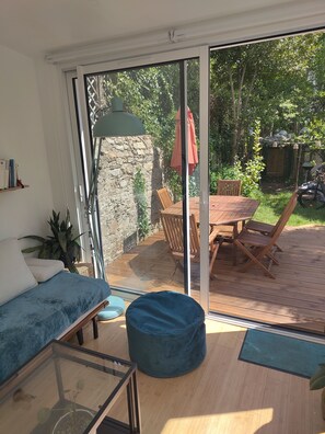 Living area - Lovely 2-room apartment with terrace and garden in Nantes (Nantes)