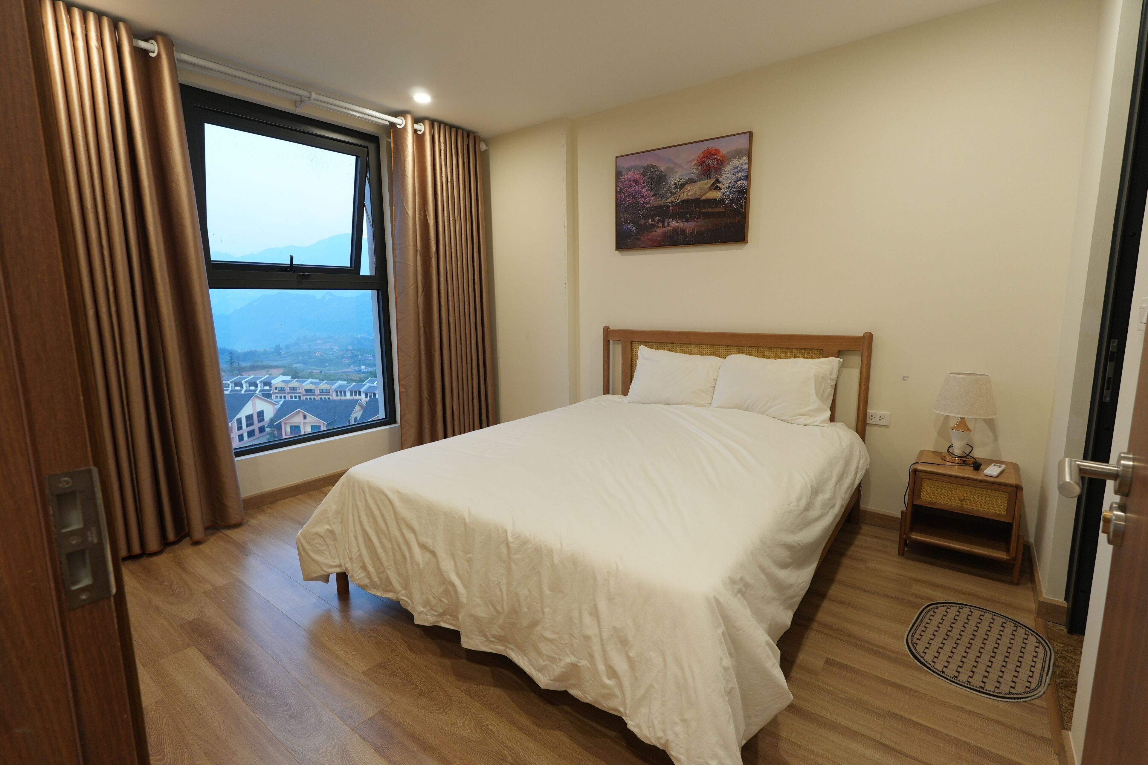 Departamento familiar, 3 habitaciones, balcón, vista a la ciudad | Insonorización, tabla de planchar con plancha y camas extra 