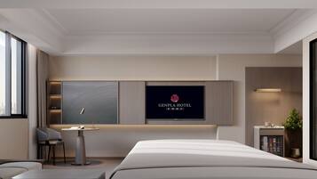 Superior King size bed room | Down comforters, iron/ironing board, free WiFi, bed sheets