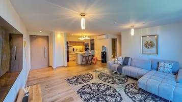 Comfort-Apartment, 1 Schlafzimmer, Strandblick | Wohnbereich