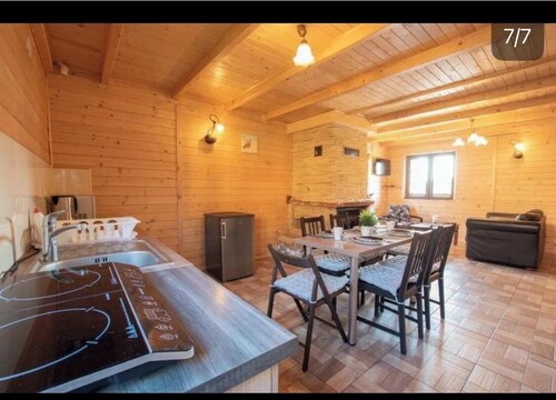 Wooden holiday homes by the sea in Grzybowo in a quiet location.