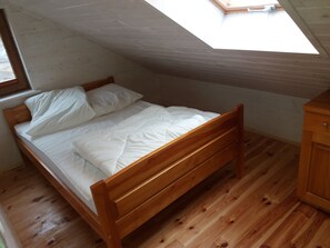Bed sheets - Wooden holiday homes by the sea in Grzybowo in a quiet location. (Grzybowo)