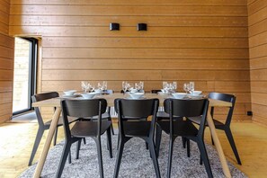 Villa Supérieure, 4 chambres, sauna, niveau Exécutif | Salle à manger