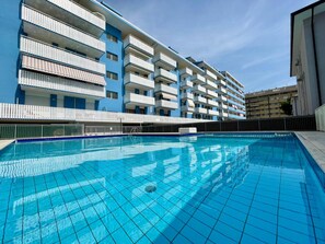 Pool - Poolside apartment with an enchanting terrace (Porto Santa Margherita)