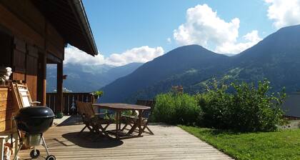 Family chalet facing Mont Blanc