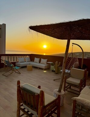 Terrace/patio - The Perfect Coastal Pause Near Taghazout (Ifraden)