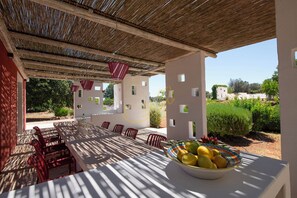 House (3 Bedrooms) | Terrace/patio - TD Casale Belladinotte Poolside Country Bliss (Ceglie Messapica)