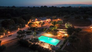 Aerial view - TD Trulli Altura With Pool & Stunning Sunsets (Martina Franca)