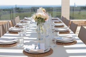 Villa (Multiple Bedrooms) | Dining room - TD Tenuta Donna Madia Sea View Pool Over Vineyard (Monopoli)