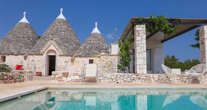 TD Trulli Terralta Panoramic Pool Over Country..