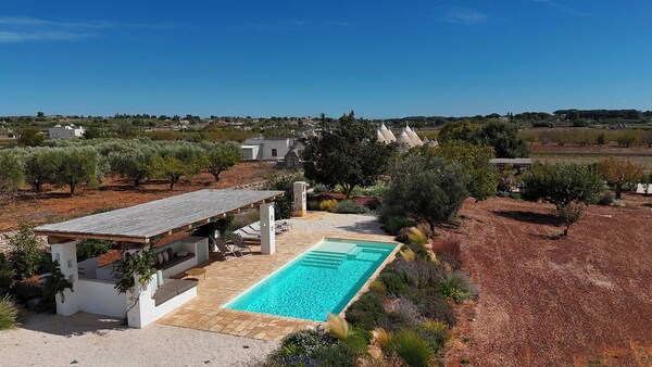 Td Trulli Perla Bianca Trulli W/ Pool & Vineyards - Puglia