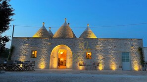 Front of property – evening/night