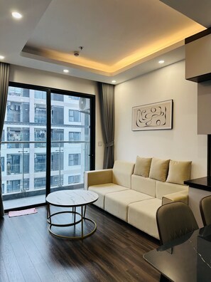 Living area - X-Stay Blue (Lê Chân)