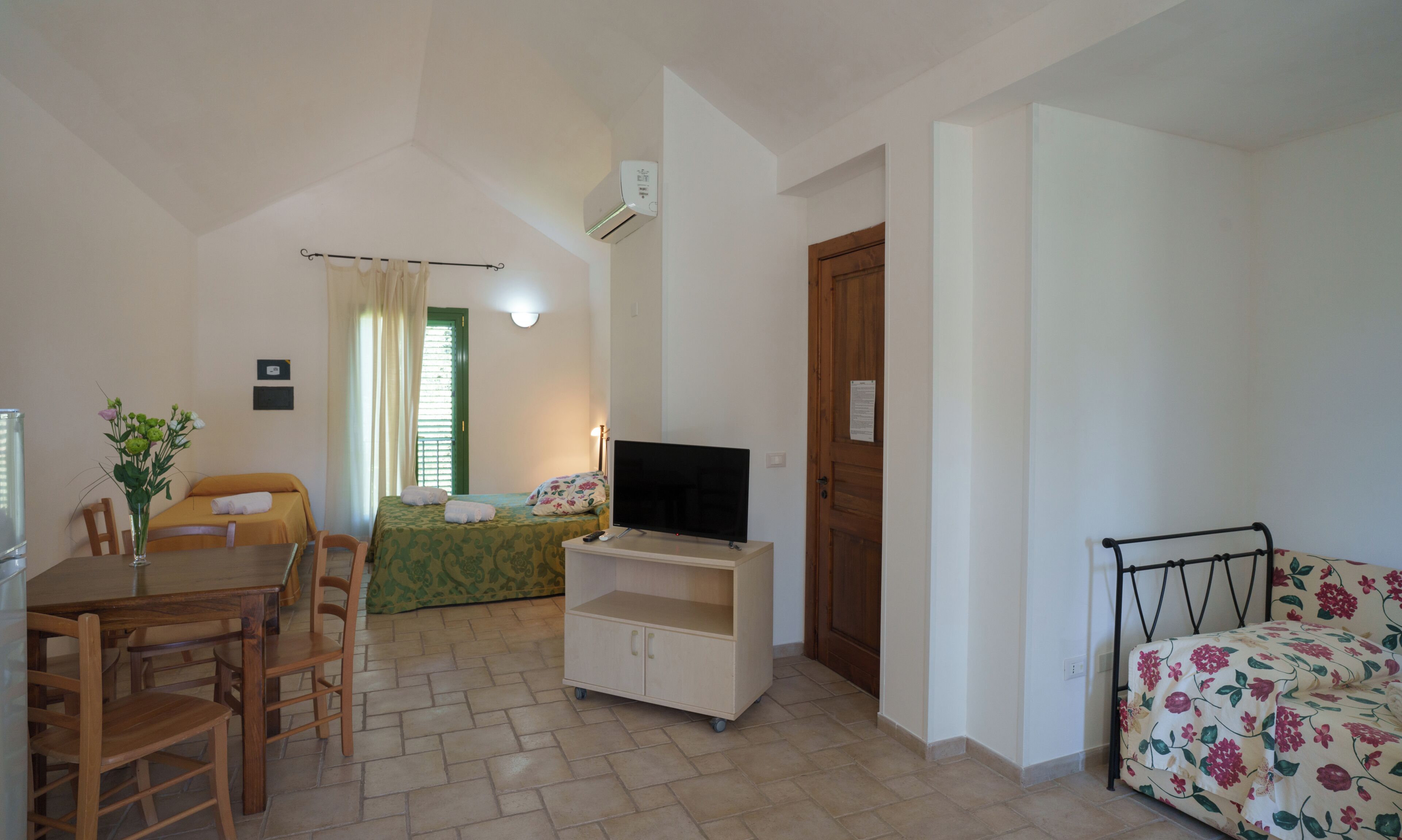 Classic Triple Room, Pool View | In-room safe, desk, free WiFi, wheelchair access