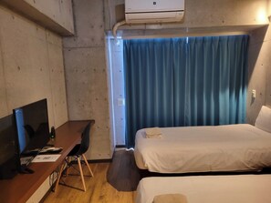 Twin Room | Blackout drapes, free WiFi - New Normal Hotel in NAHA WAKASA (Wakasa, Naha City)