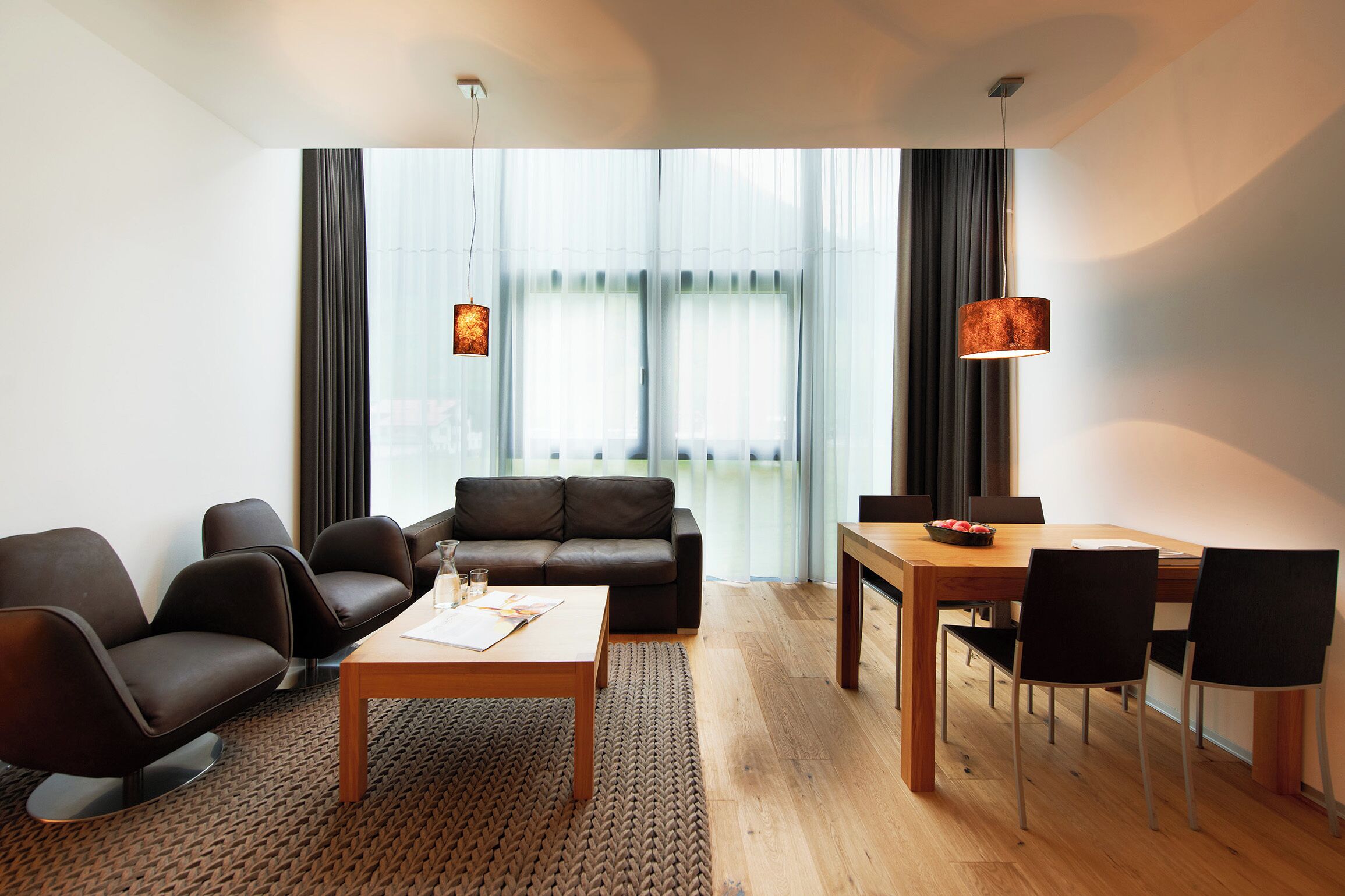 Comfort-Apartment, Balkon, Bergblick | Innenbereich