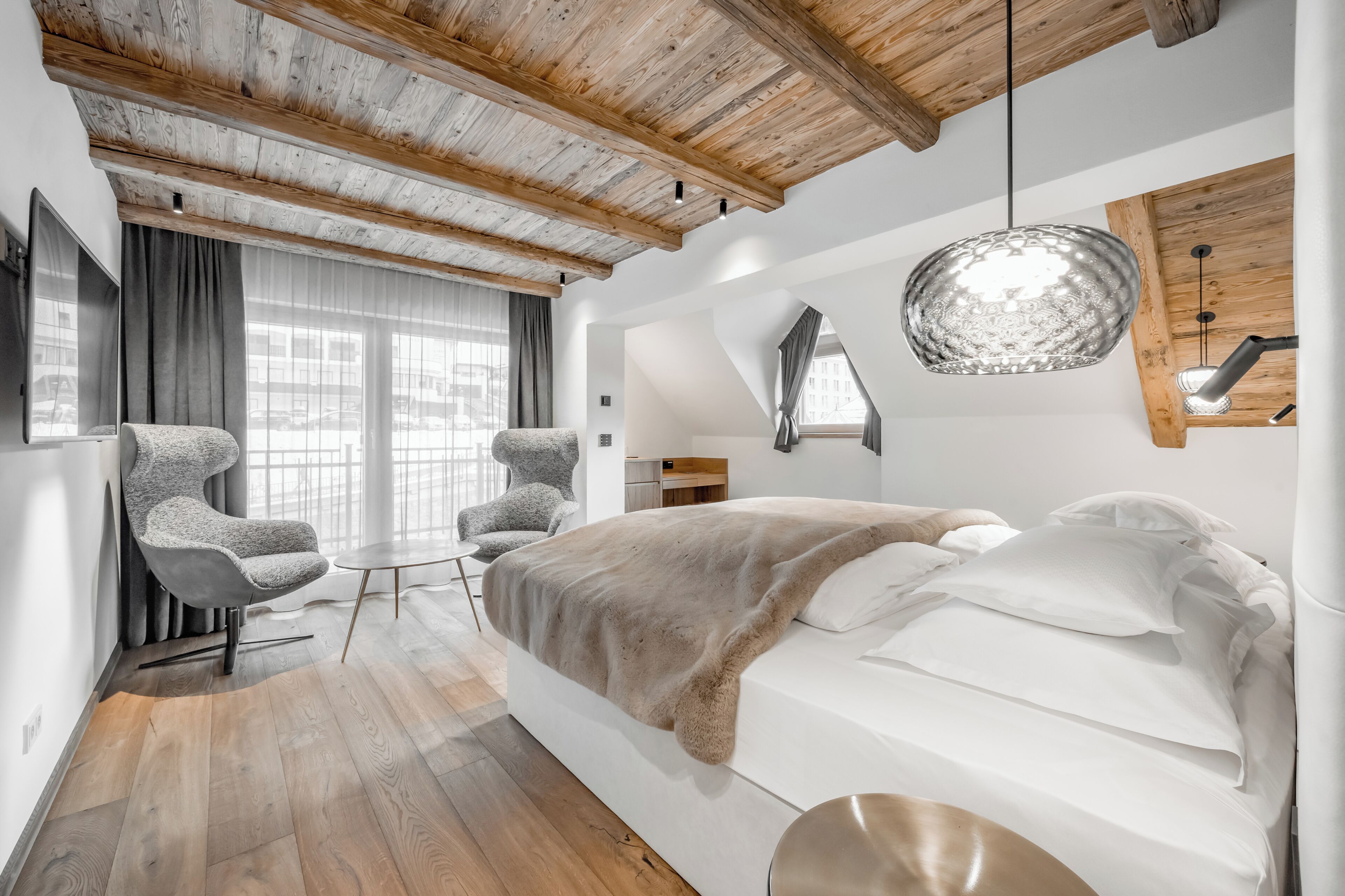 Deluxe-Suite, Balkon, Bergblick