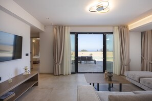 Villa - Villa Azure Luxury Sea View Villa (Mylopotamos)
