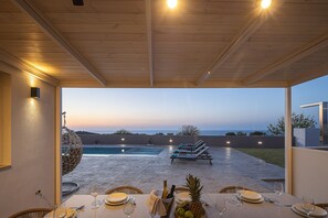 Villa - Villa Azure Luxury Sea View Villa (Mylopotamos)