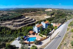 House - Blue Villas - With 2 Private Pool (Mylopotamos)