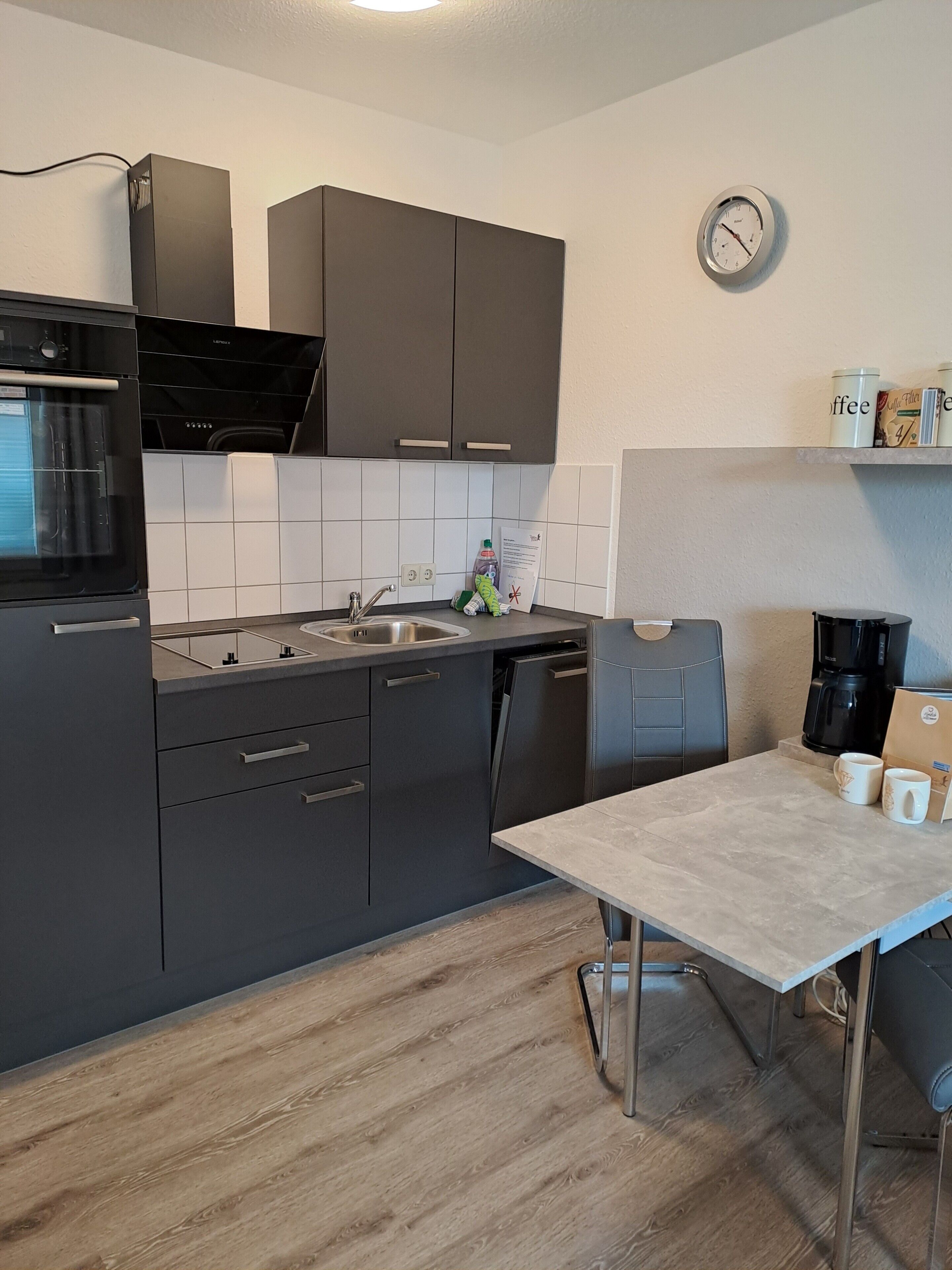 Kühlschrank, Ofen, Herdplatte, Geschirrspüler
