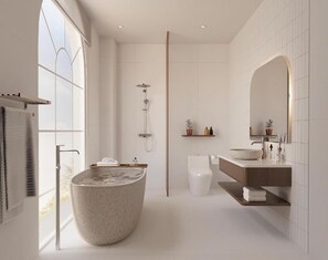 Deluxe Suite, Balcony, City View | Bathroom | Slippers - Là Home - Stay Cozy, Stay Home (Cho Quan Ward)