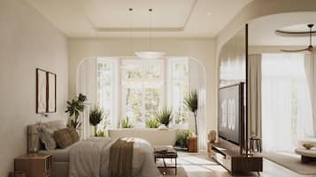 Presidential Suite, Balcony, City View | In-room safe, blackout drapes, soundproofing, iron/ironing board