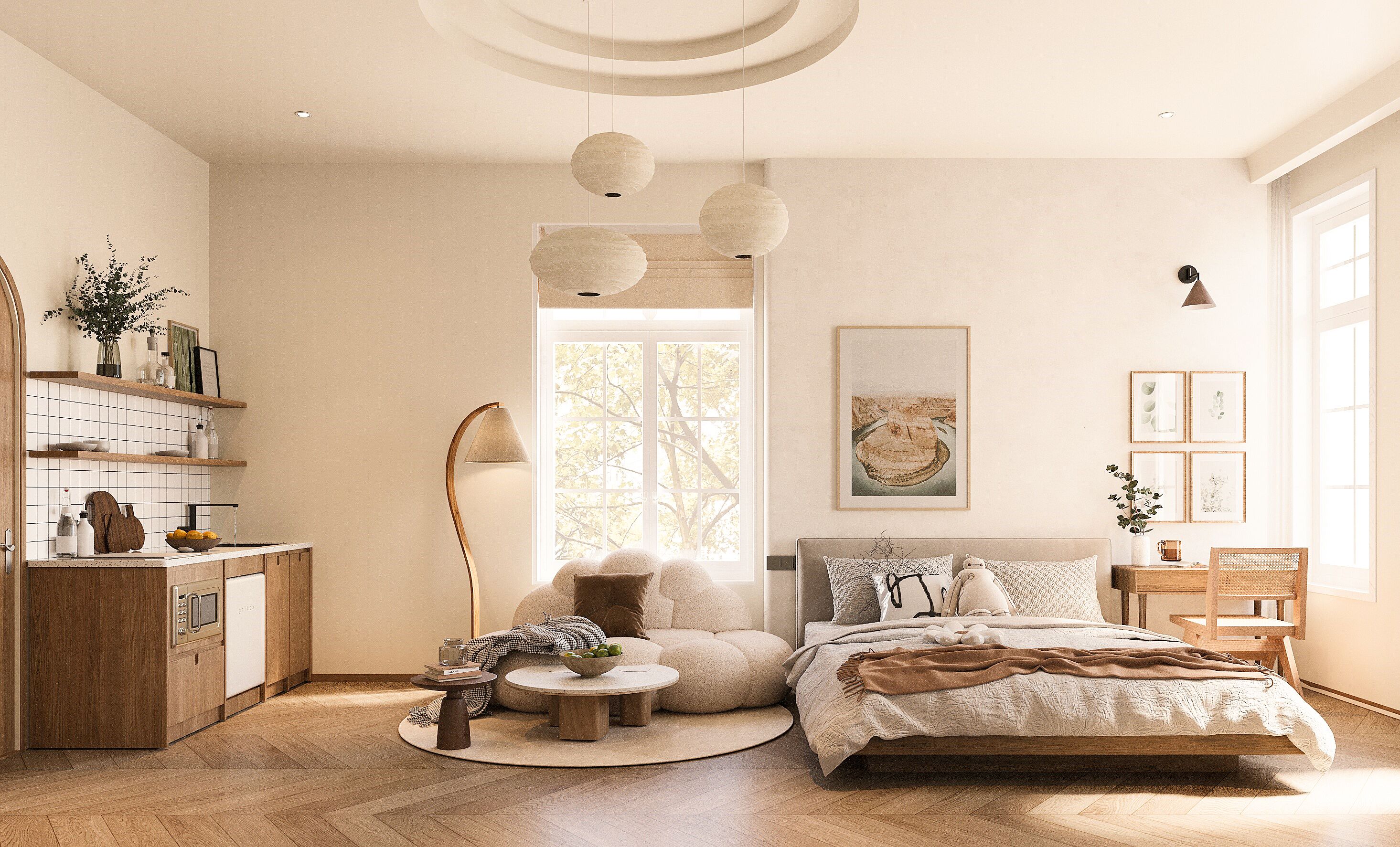 Apartamento Deluxe, balcón, vistas a la ciudad | Caja fuerte, cortinas opacas, sistema de insonorización