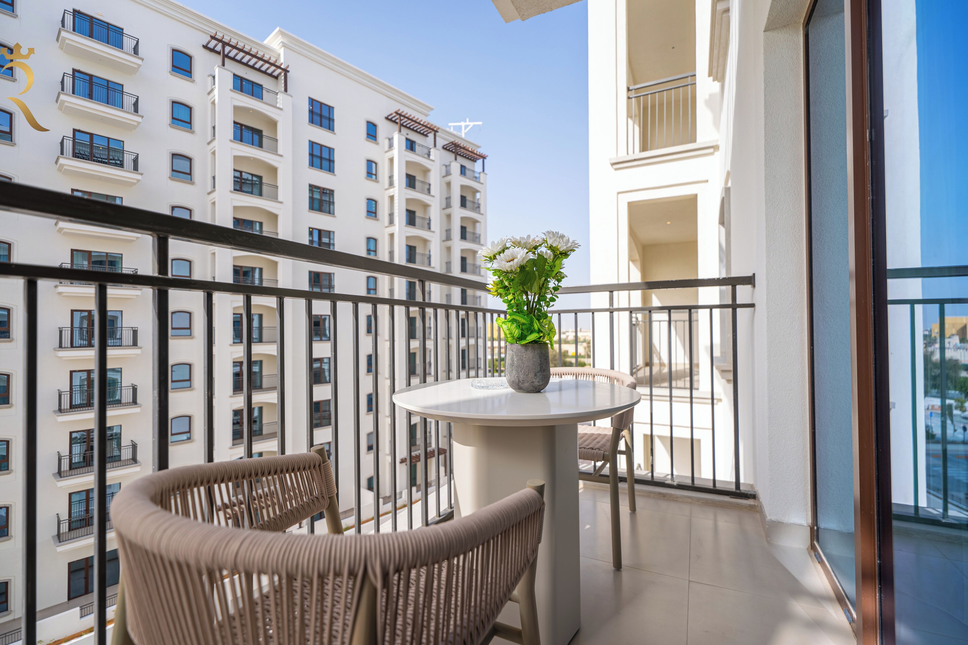 Apartment, 2 Bedrooms, Balcony, Golf View | Outdoor dining