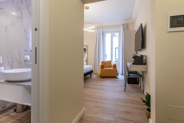 Familienzimmer, Blick auf den Innenhof