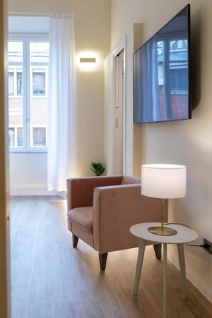 Superior-Doppelzimmer, Stadtblick | Wohnbereich