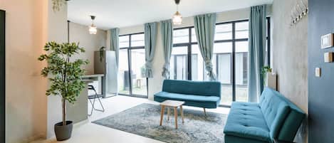 Apartament Deluxe, 2 dormitoris | Sala d'estar