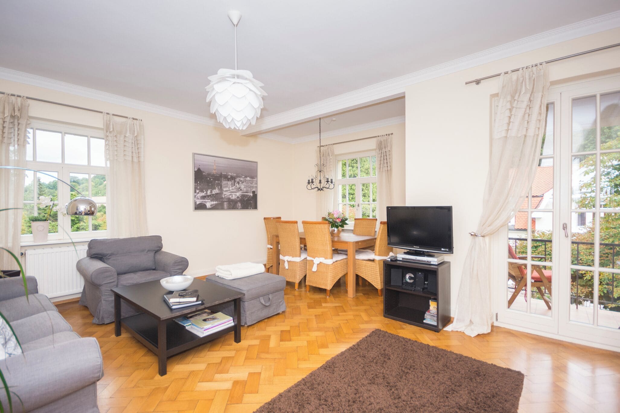 Appartement familial, vue sur la montagne | Aire de séjour