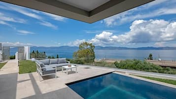 Villa, 3 Bedrooms, Balcony, Sea View | Pool | Outdoor pool