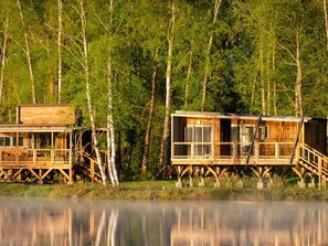 Exterior - Chalet, pets welcome - 4 guests (Sainte-Montaine)