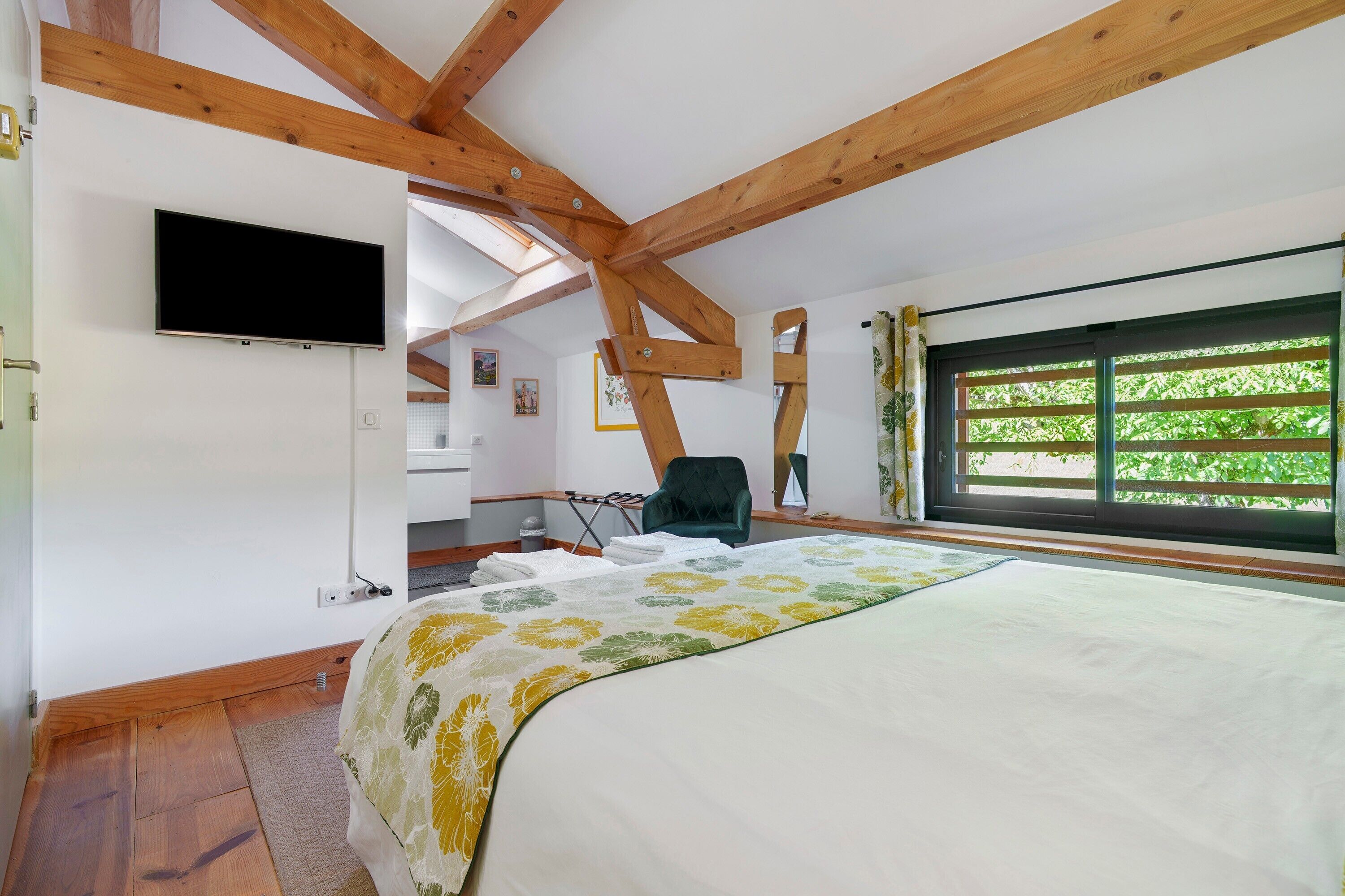 1 chambre, Wi-Fi, draps fournis