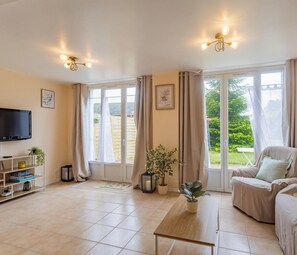 Living area - Charming and bright country cottage - 4 guests (Saint-Philbert-du-Peuple)
