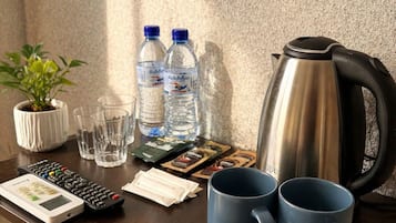 Dobbelt- eller tomannsrom – deluxe | Kaffe og/eller kaffemaskin